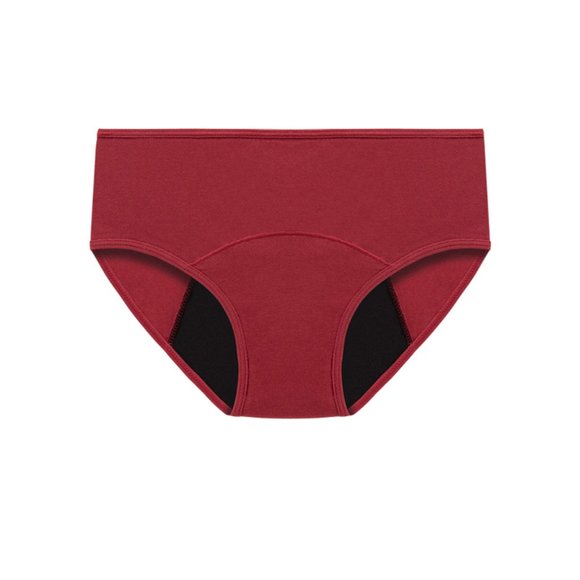 4 Pack of Period Panties cotton quick dry hip-hugger solid color - Picture 6 of 10